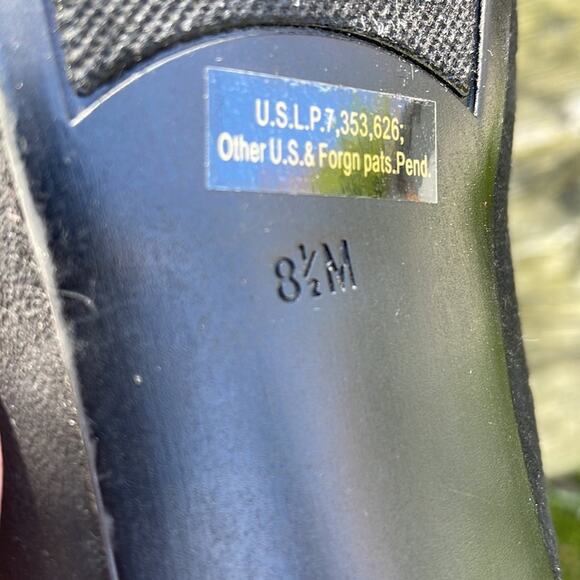 Marc Fisher Black Suede Mary Jane Peep Toe High Heels Women's 8 1/2 M - Picture 10 of 15